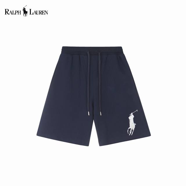Ralph Lauren Basic Pony Embroidered Shorts Men's and women's cotton fabric is mo