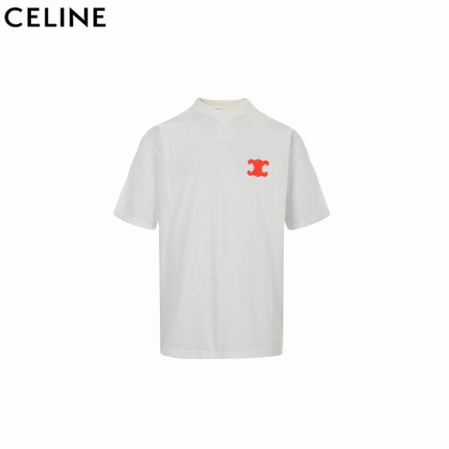 Celine Celine 25Ss three-dimensional embroidered floral short sleeves Made of 28