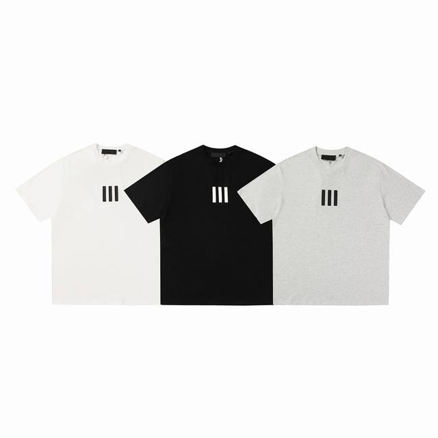 Top version Fear Of God Essentials X Adidas co-branded model Three-bar front and