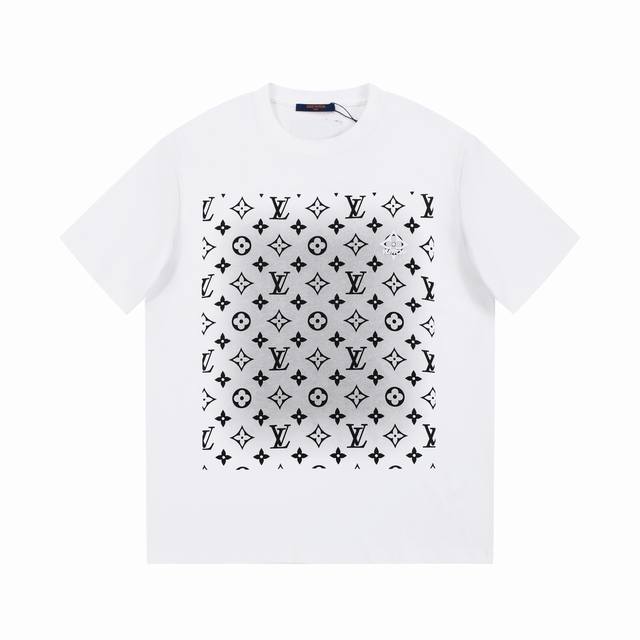 6682# Lv Louis Vuitton Louis Vuitton 1V classic gradient full print pattern roun