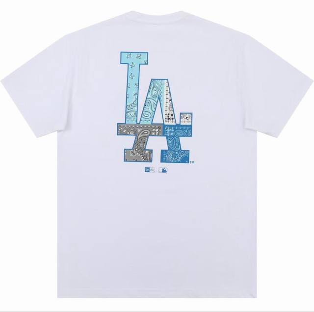 Style 615 New Era Mlb Logo printed round neck sports short-sleeved T-shirt for