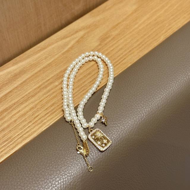 Hefang Hefang Wishing Starlight Short Necklace Elegant Light Luxury Necklace Mai