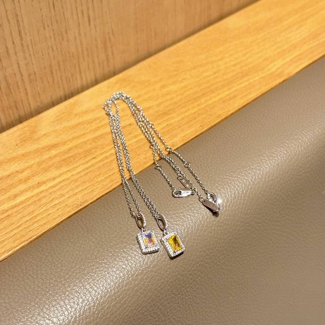 Hefang Hefang small sugar cube necklace dopamine light luxury high-end birthday