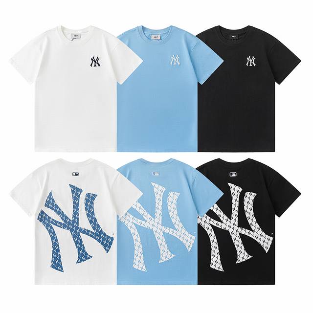 Style No. 619 # Explosion warning! Mlb classic T-shirt is here~ Black and white