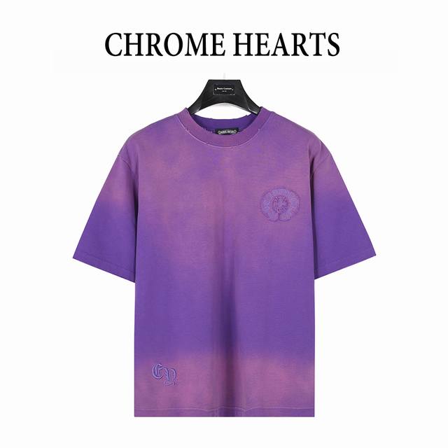 Chromehearts Chromehearts 25Ss horseshoe patch embroidery burnt flower washed ho