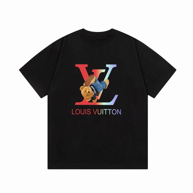 6658# Louis Vuitton bear letter print The logo is exquisite, inspired by the ret