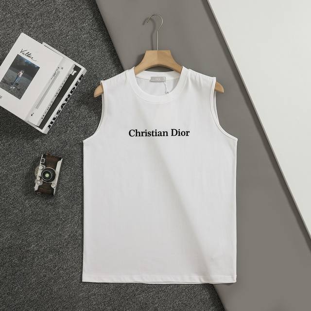 Top replica version Dior 25Ss early spring new classic letter Logo printed vest