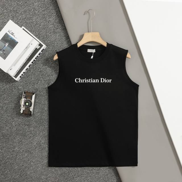 Top replica version Dior 25Ss early spring new classic letter Logo printed vest