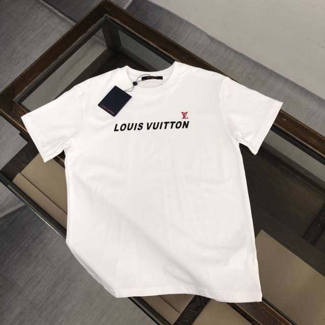6680# Louis Vuitton Lv Louis Vuitton 25Ss new summer round neck short-sleeved T-