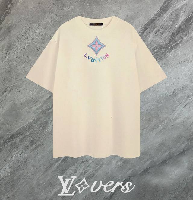 6668# Louis Vuitton Lv 2025 new high-quality round-neck short-sleeved T-shirt cu