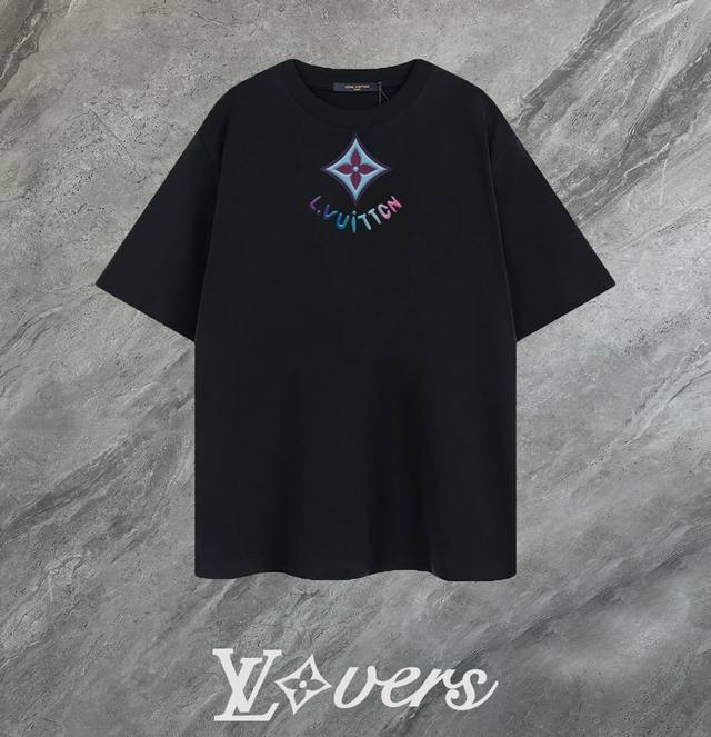 6668# Louis Vuitton Lv 2025 new high-quality round-neck short-sleeved T-shirt cu