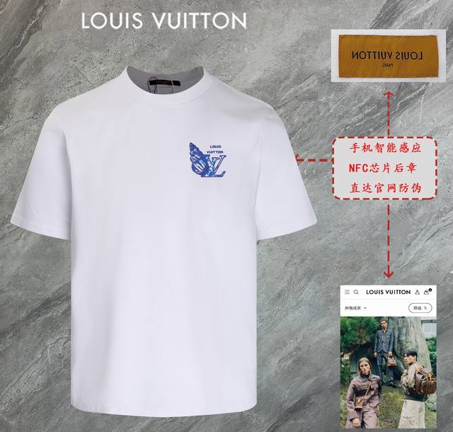 6669# Louis Vuitton Lv 2025 new high-quality round-neck short-sleeved T-shirt cu