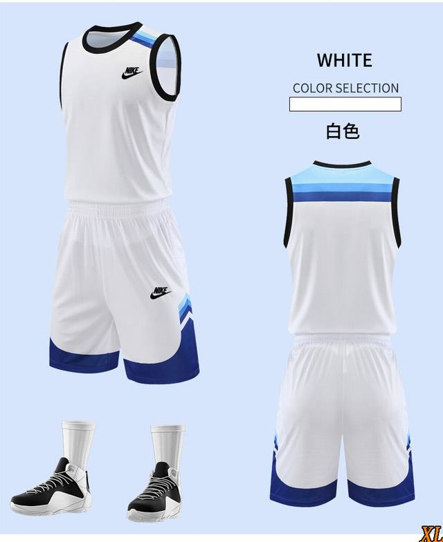 Nike exclusive real shot of the new summer basketball uniforms, children's clot
