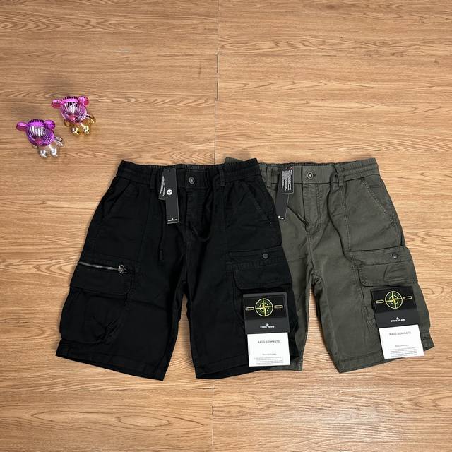 Stone Island workwear zipper pocket functional shorts The quality of the selecti