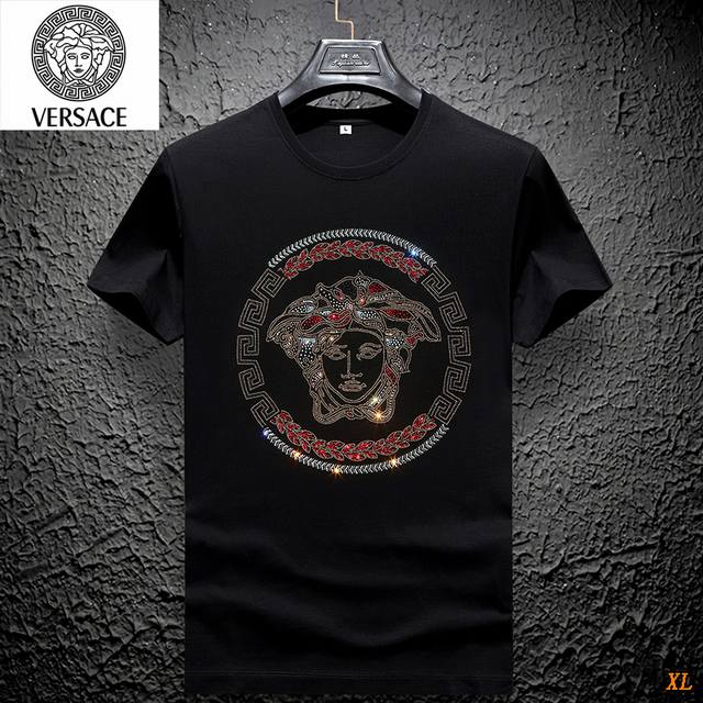 Versace exclusive real shot of the new summer high-quality fashion brand high-q