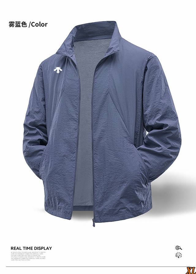 Descente exclusive real shot of the new summer high-quality men and women couple