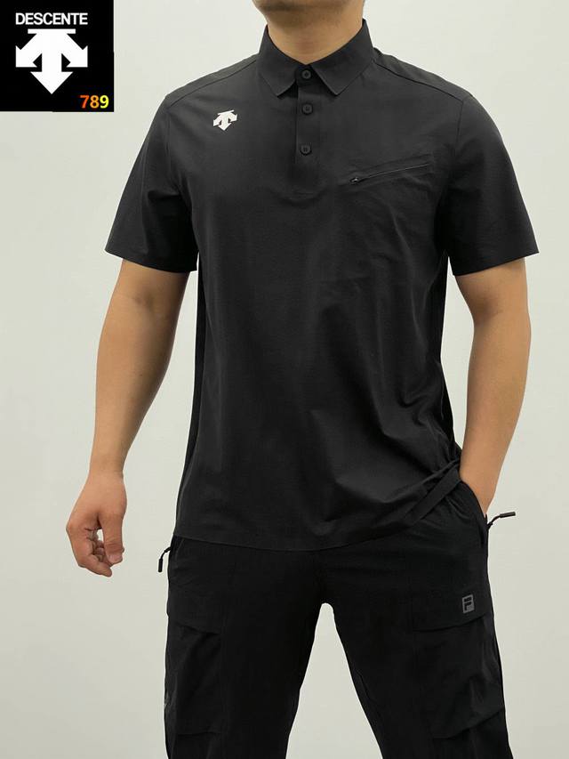Dscente Dest's new classic short-sleeved Polo shirt for the overseas version of