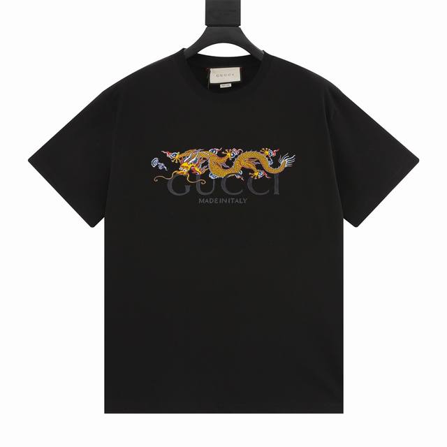 8841# Gucci 2025Ss Spring and Summer Dragon Year Limited Edition Printed Short-s