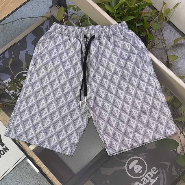 2025 New Dior Dior full-printed letter pattern Logo print casual couple beach qu