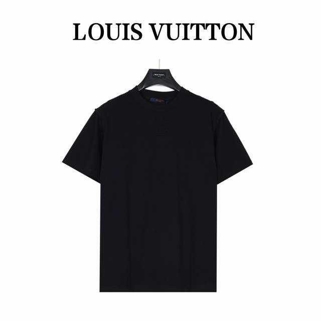 Louisvuitton Louis Vuitton embossed 3D convex embossed short-sleeved T-shirt Dif