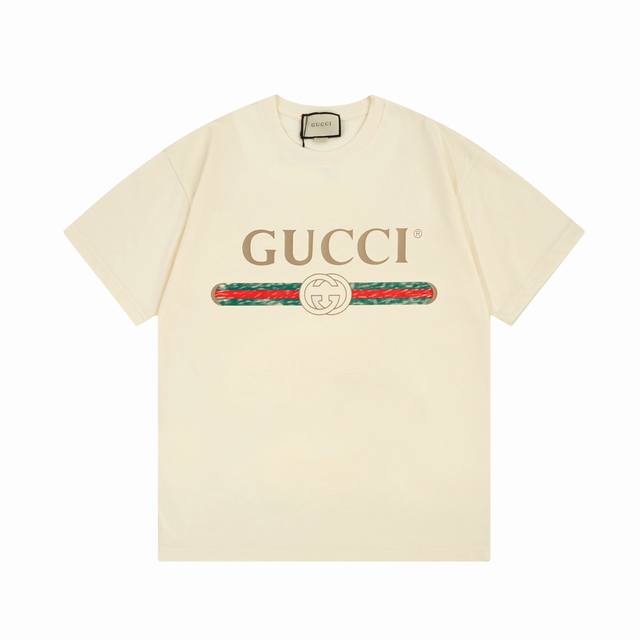 8833# Gucci classic timeless simple printed logo with refined upgrade, inspired