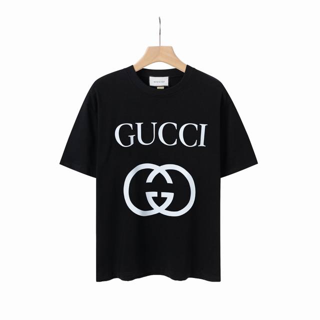 8820# Gu classic large logo print, Gucci 2025 spring and summer latest short sle
