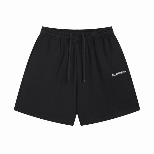 Balenciaga 2025 Ss new classic small word logo embroidered shorts The quality of