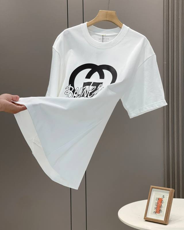 Top version, look for 330G high weight Gucci black and white summer new loose co