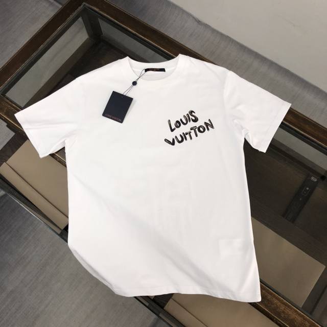 6678# Louis Vuitton Lv Louis Vuitton 25Ss new summer round neck short-sleeved T-