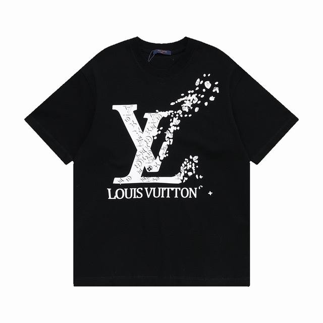6663# Style: Louis Vuitton Lv logo dissolved short sleeves - Color: Picture colo