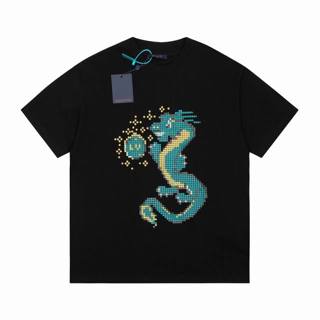 6653# High quality Louis Vuitton limited edition short-sleeved T-shirt with thre
