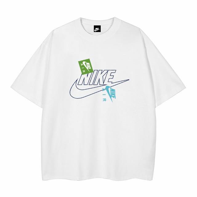New Nike graffiti print short sleeves! Simple and fashionable, full of high str