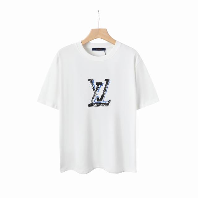 6642# Louis Vuitton limited edition 25Ss new astronaut print logo round neck sho