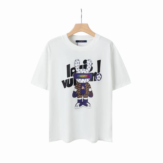 6635# Lv Rabbit Year Limited Show Limited 25Ss New Fashion Ins Old Flower Rabbit