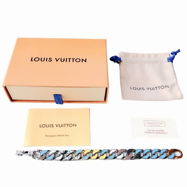 Lv Opal Cuban bracelet! 2025Ss latest limited edition, bracelet code: Mp3990 Acc
