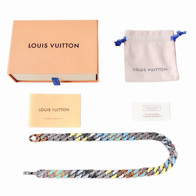 Lv Opal Cuban necklace! 2025Ss latest limited edition, necklace code: Mp3980 Acc