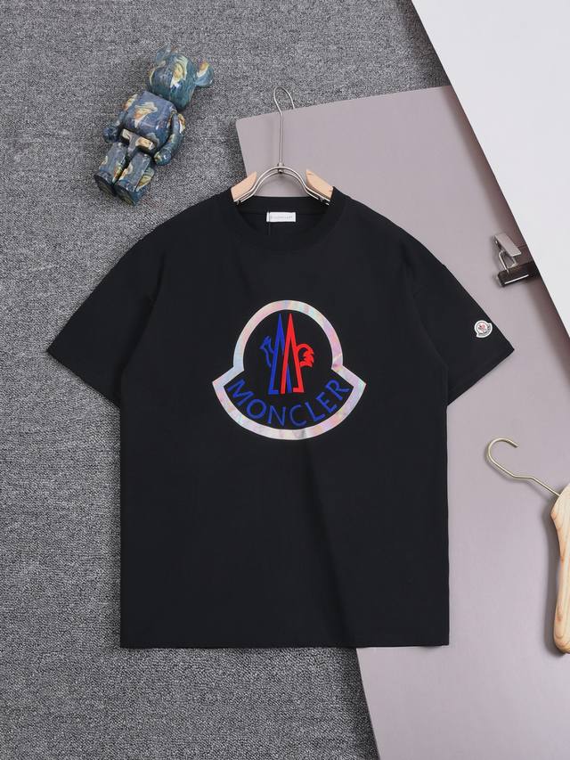 High quality Moncler new T-shirt with colorful prints! 25Ss new spring and summ