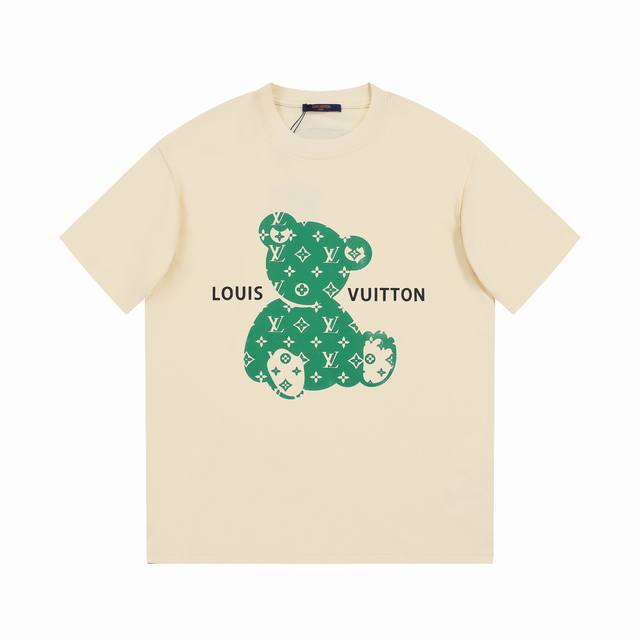 New Lv Donkey 23Ss Spring and Summer new T-shirts are available! Lv cartoon bea