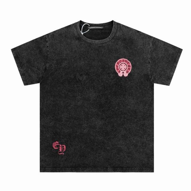 Chrome Hearts Ch Chrome Hearts 25Ss Heavy Powder Blue Cp Horseshoe Logo Stir-fri