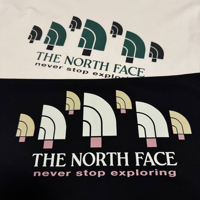 The North Face Tnf letter T-shirt for couples, outdoor, comfortable, breathable