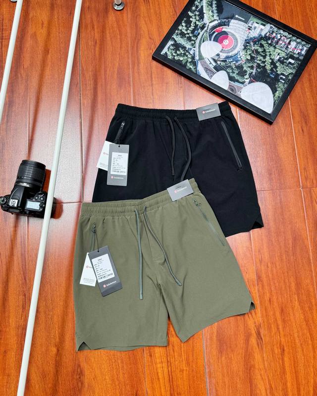 Original quality Lululemon Lulu Men's Quick-Drying Shorts 5-point Pants Men's d