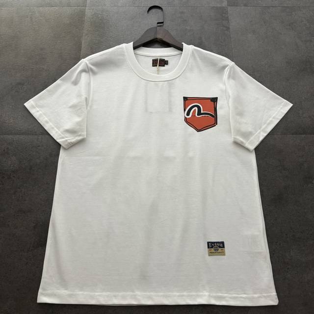 Evisu Fushen 2025 summer new seagull Buddha head multi-pocket casual loose coupl