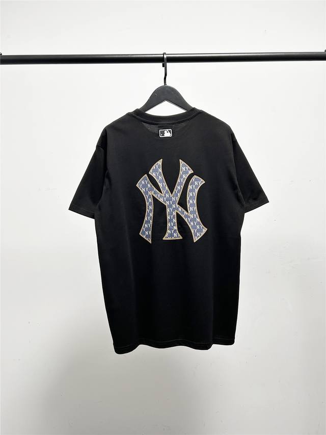 Mlb new short-sleeved T-shirt with embroidery on the chest and full-printed larg