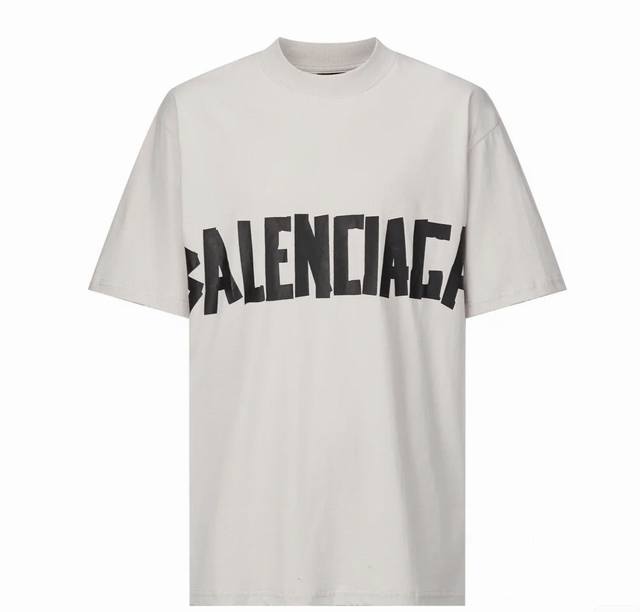 Balenciaga tape new style front and back letters are black masking tape adhesive