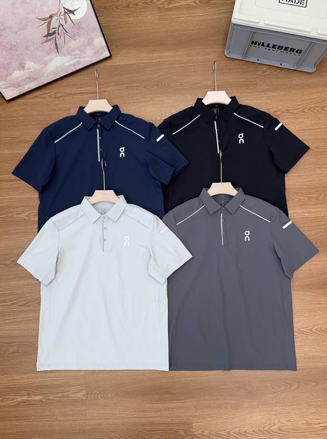 Angpao 25th summer new men's lapel quick-drying moisture-absorbing sports antiba