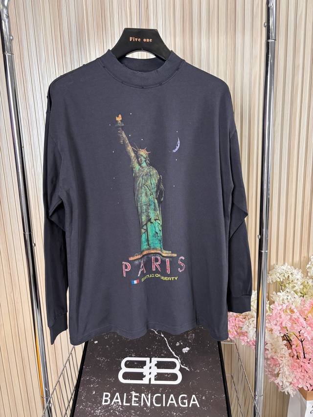 Balenciaga Balenciaga 24Ss new Zhang Xiaofei style Statue of Liberty long-sleeve