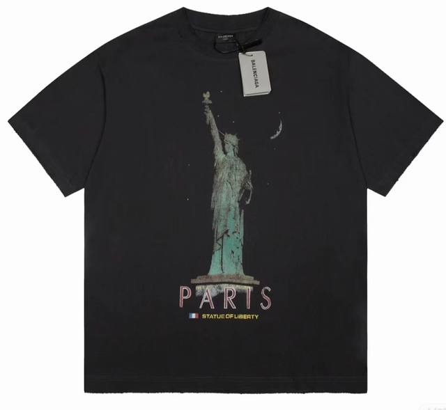 Balenciaga Balenciaga 24Ss new Zhang Xiaofei style Statue of Liberty short-sleev