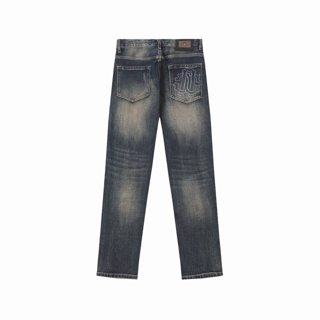 G357# Dg 2025 autumn new jeans, made of imported Japanese Denim plain cotton den