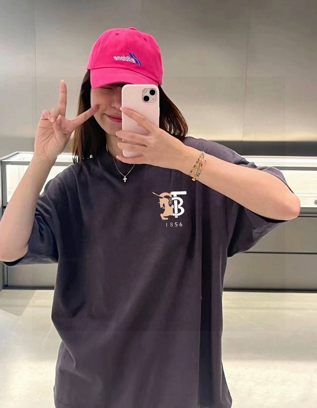 High quality Burberry counter synchronization Tb Warhorse letter Logo series pr