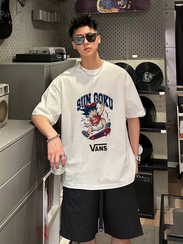 High quality Vans counter synchronized Goku skateboard retro letter series prin
